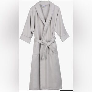 White small Waffle Knit Robe new